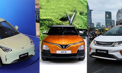 VinFast VF 5 cạnh tranh thế nào với bộ đôi xe điện Trung Quốc Geely EX2 và BYD Dolphin?